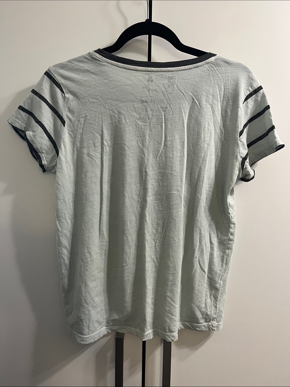 Lucky Brand Mint Green Janis Joplin Graphic Ringer Tee - Picture 4 of 4